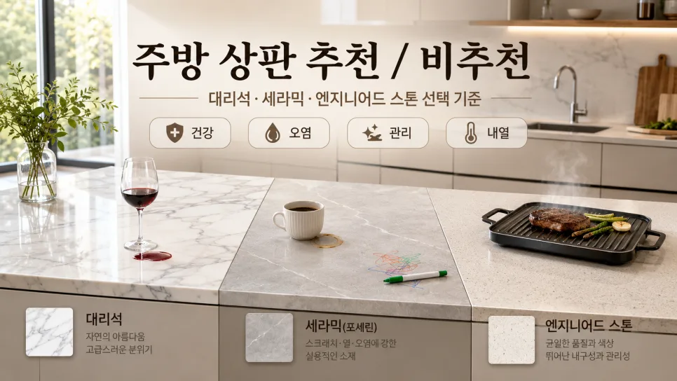 소재와 현장 비교 사진