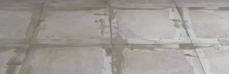 INSTANT REMOVER, 시공 중 줄눈 잔사 관리